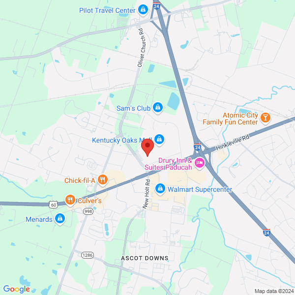 map of the area